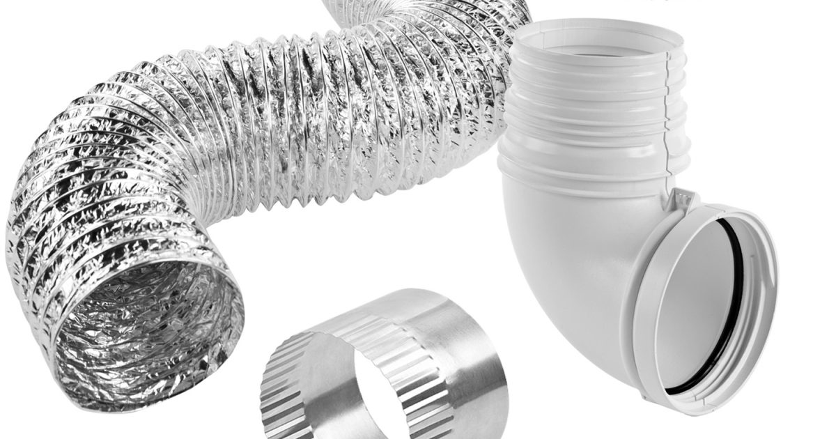 Aluminum Foil Dryer Hookup Kit with Quick Connect Elbow Imperial
